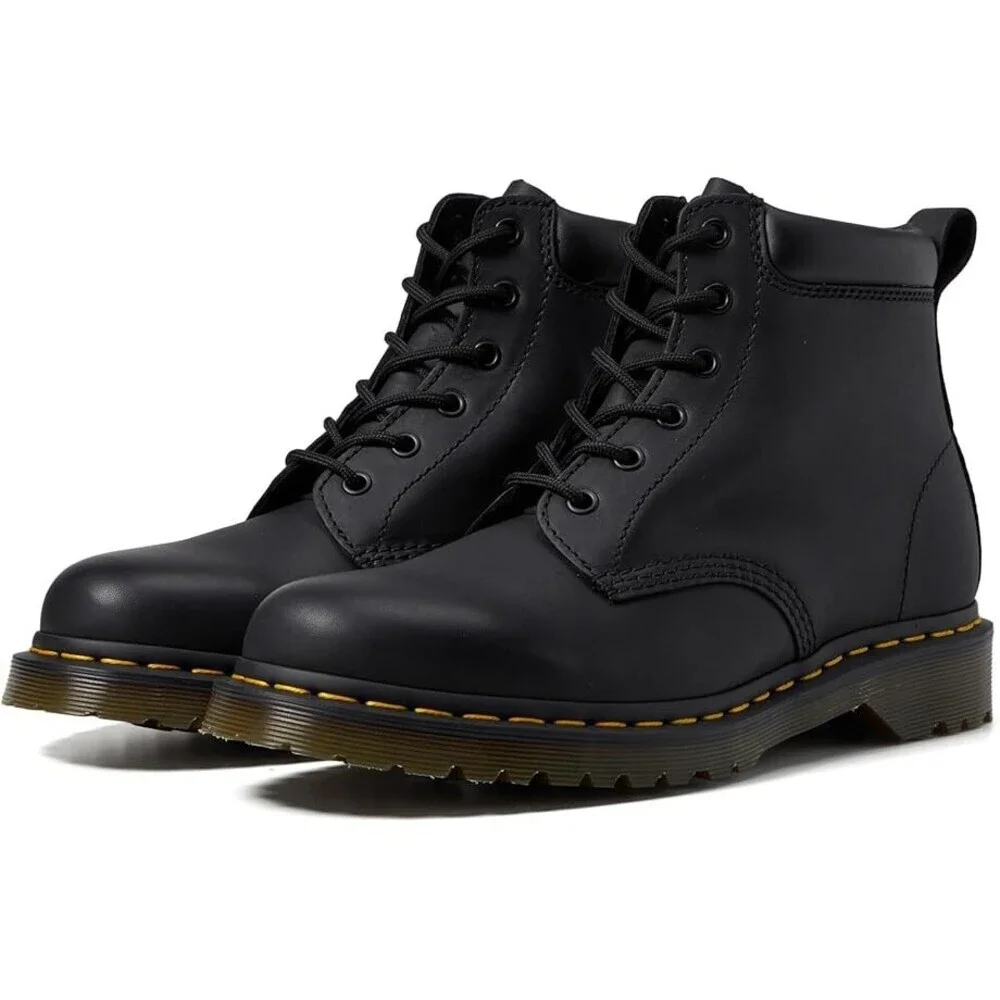 Dr. Martens 939 Ben Boots Men's US 14 Black Leather Round Toe Ankle ZPO2082